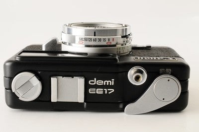 [Near MINT] Canon Demi EE17 35mm Black paint Half Frame Film Camera From JAPAN