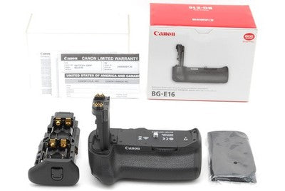 [Top MINT w/ Box ] Canon BG-E16 Battery Grip for EOS 7D Mark II Black From JAPAN