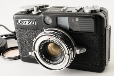 [Near MINT] Canon Demi EE17 35mm Black paint Half Frame Film Camera From JAPAN