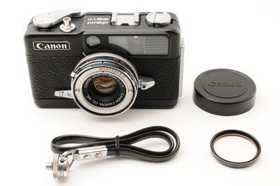 [Near MINT] Canon Demi EE17 35mm Black paint Half Frame Film Camera From JAPAN