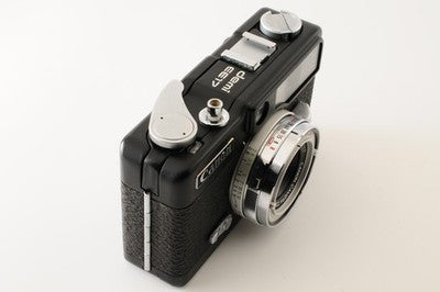 [Near MINT] Canon Demi EE17 35mm Black paint Half Frame Film Camera From JAPAN